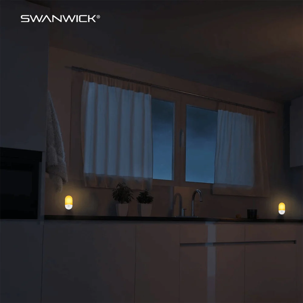 Anti-Blue LED Night Light Motion Sensor - Amber - Image 9