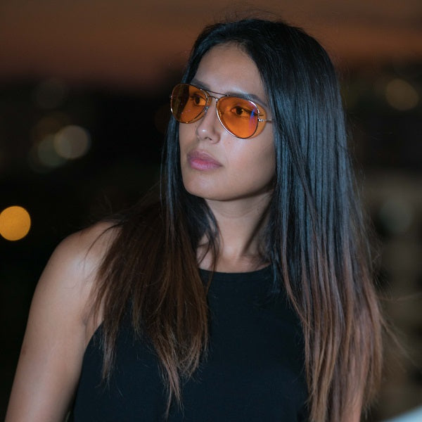 Prescription Swannies Aviator Gold - Image 11
