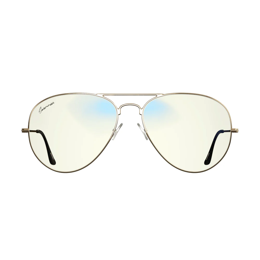 Prescription Swannies Aviator Gold - Image 2