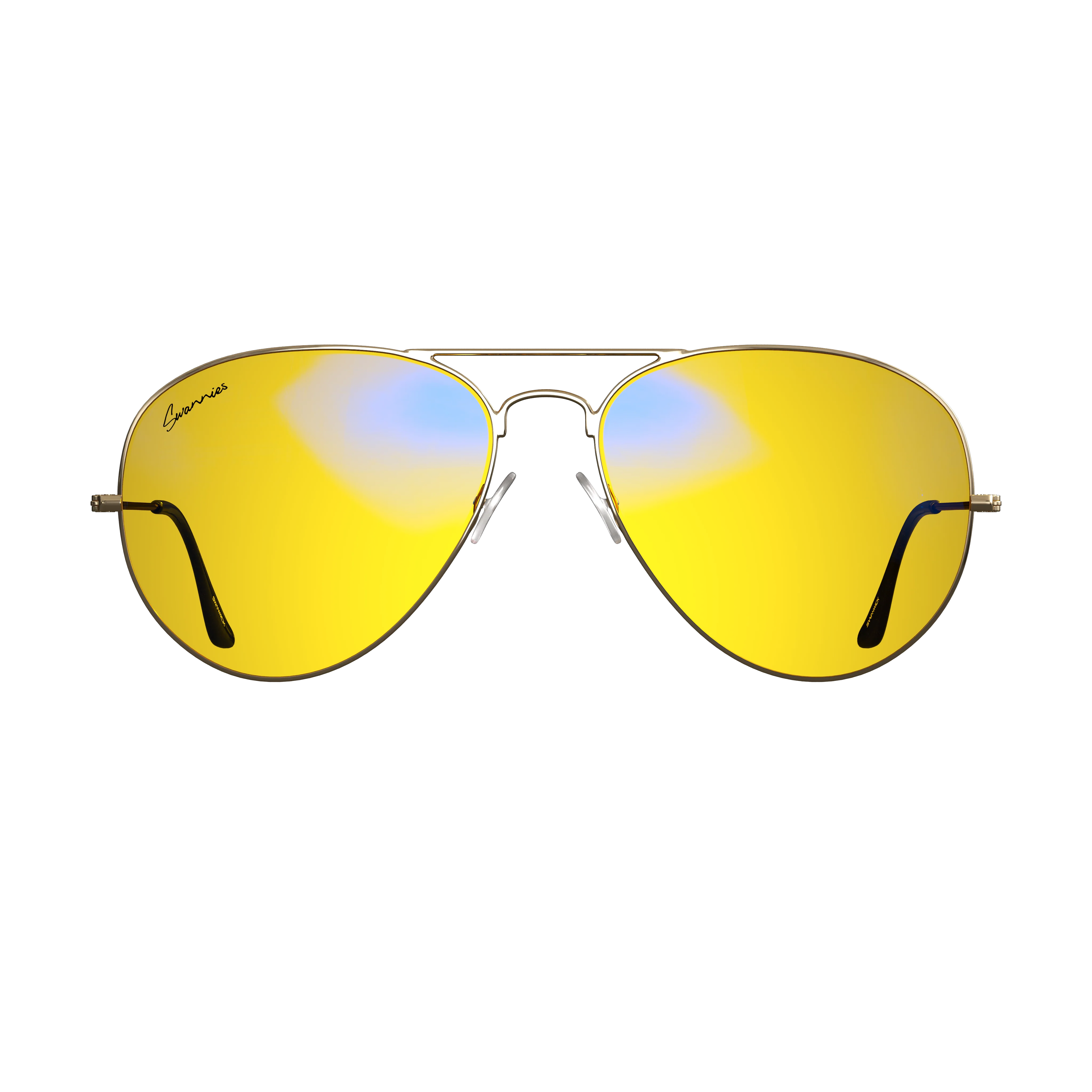 Prescription Swannies Aviator Gold - Image 4